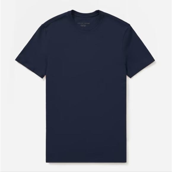Everlane The Organic Cotton Crew Tee Navy Blue Men's Size Medium NWT Uniform - Picture 3 of 8